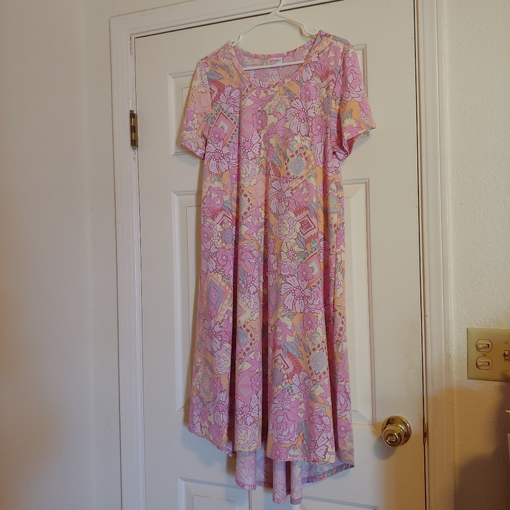 Floral Printed Loose Flowy Dress